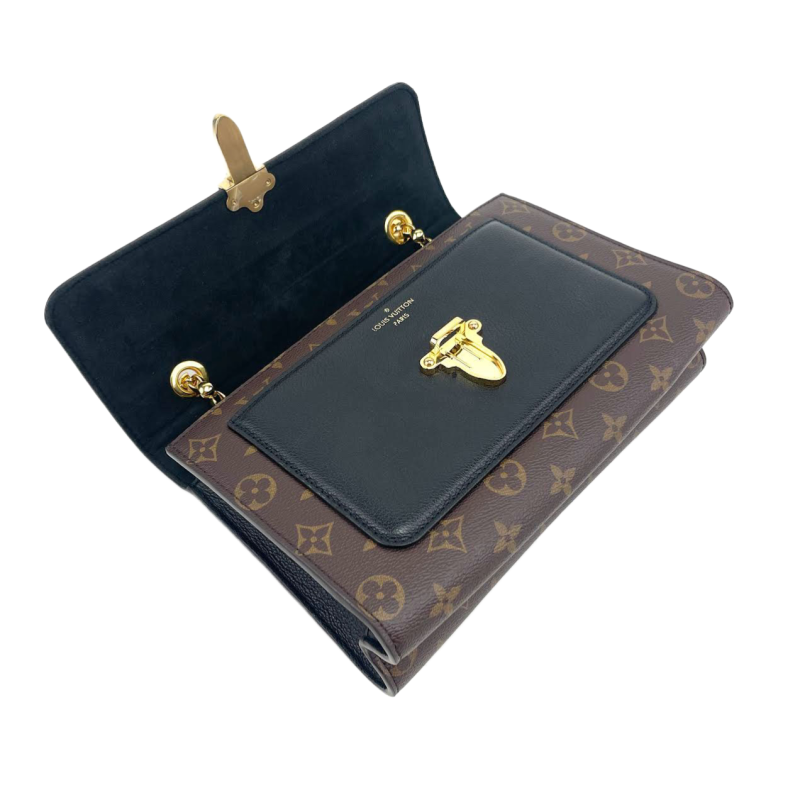 LOUIS VUITTON Victoire Monogram w/Black - Image 6