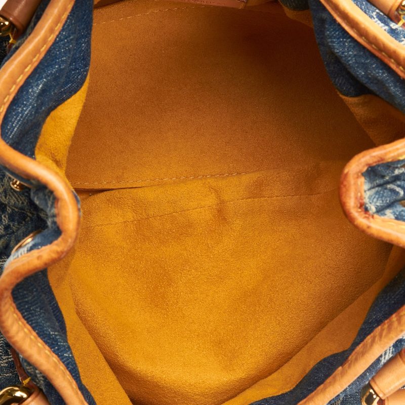 Louis Vuitton Pleaty Blue Monogram Denim - Image 4
