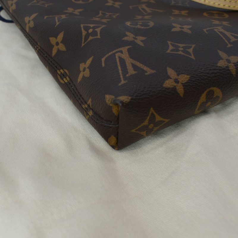 LOUIS VUITTON Carry it Monogram Canvas Shoulder Bag Brown - Image 8