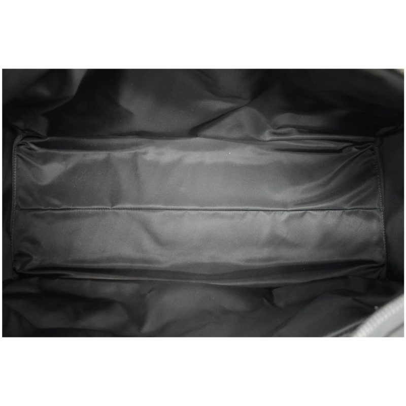 LOUIS VUITTON Keepall 50 Bandouliere Camouflage Nylon Monogram Travel Bag Black - Image 8
