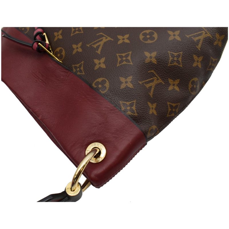 LOUIS VUITTON Tuileries Besace Monogram Canvas Shoulder Bag Rose Bruyere - Image 4