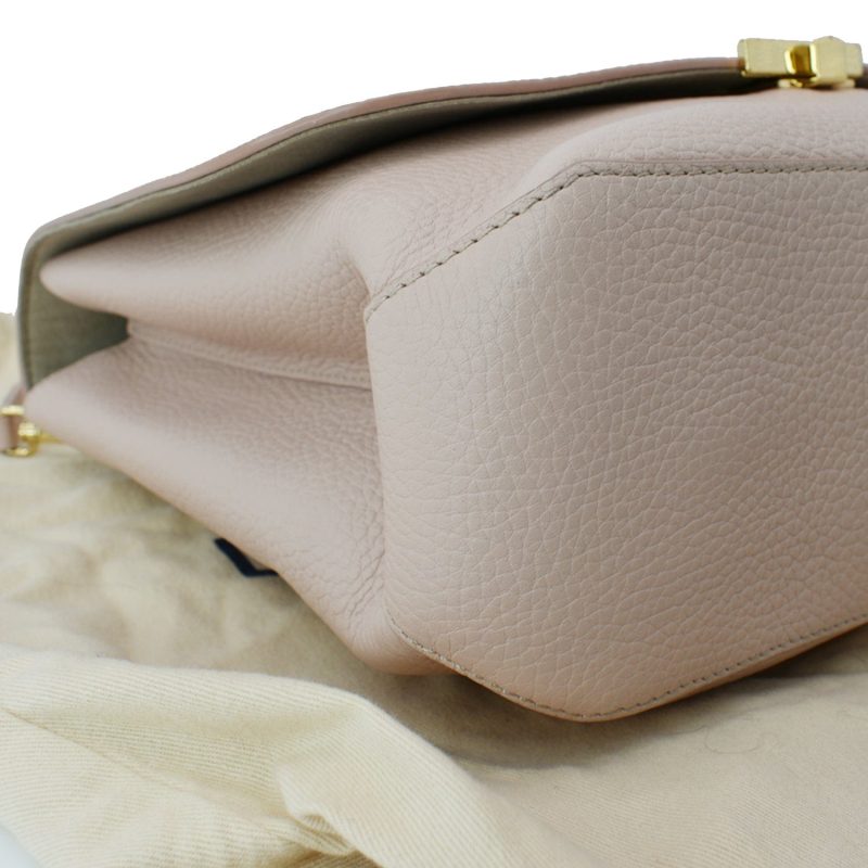 LOUIS VUITTON Volta Taurillon Leather Shoulder Bag Petale - Image 8