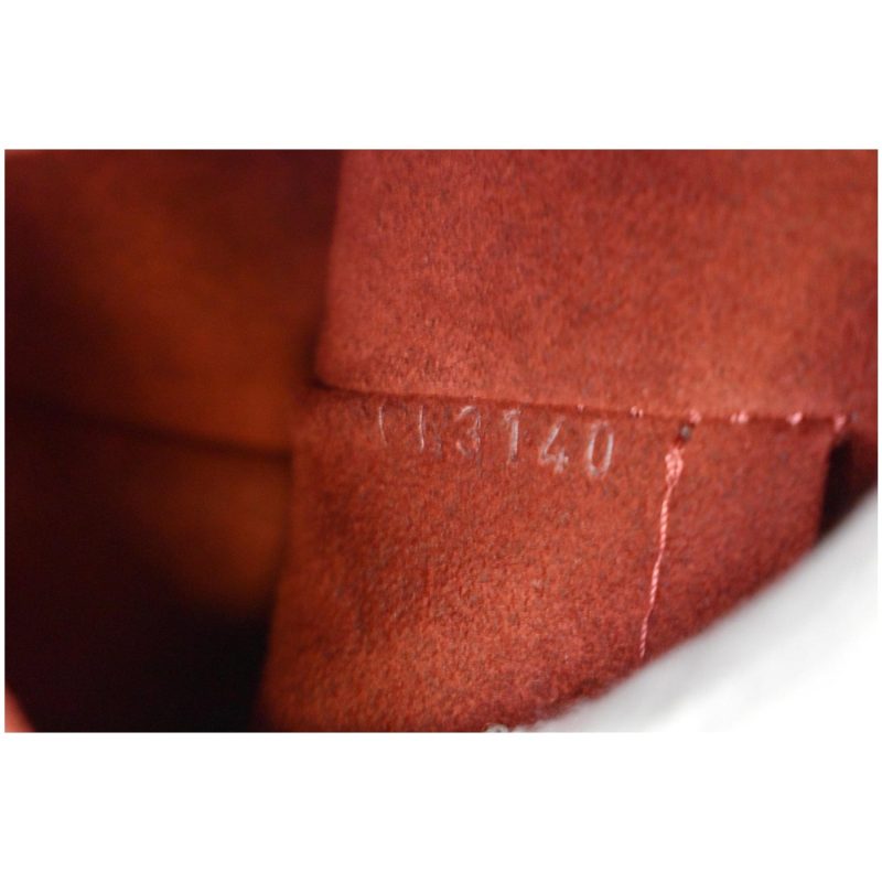 Louis Vuitton Alma MM Epi Leather Satchel Bag Red - Image 9