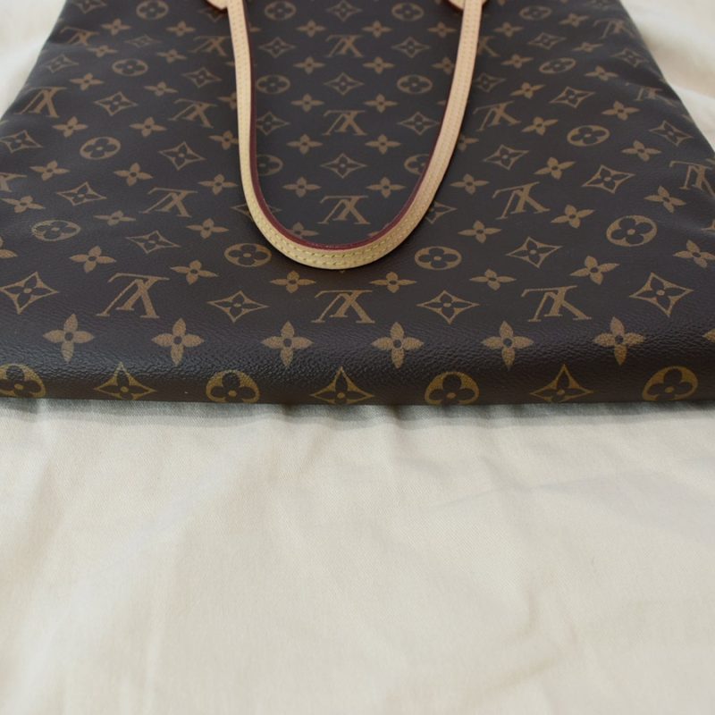 LOUIS VUITTON Carry it Monogram Canvas Shoulder Bag Brown - Image 9