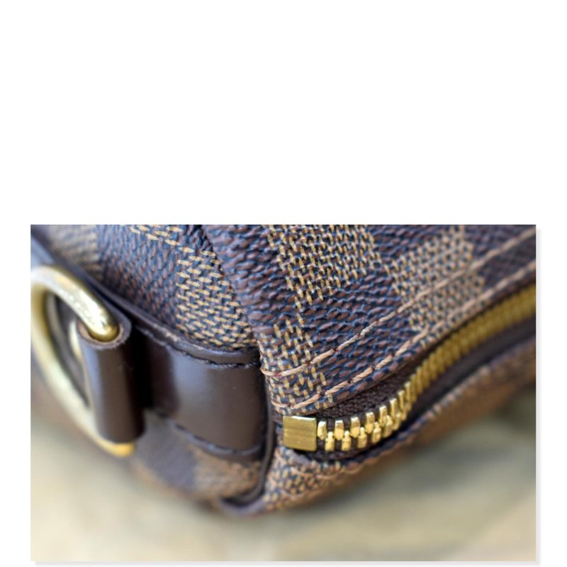 LOUIS VUITTON Speedy 30 Bandouliere Damier Ebene Satchel Bag Brown - Image 3