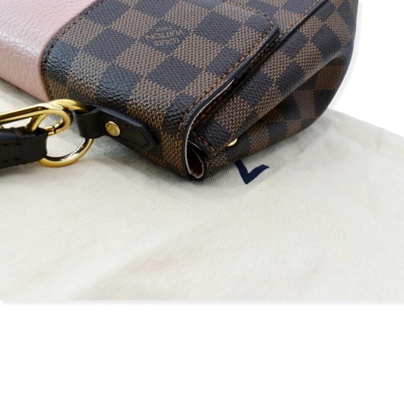 LOUIS VUITTON Bond Street BB Damier Ebene Crossbody Bag Magnolia - Image 4