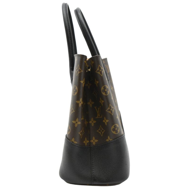 LOUIS VUITTON Flandrin Monogram Canvas Tote Shoulder Bag Brown - Image 4