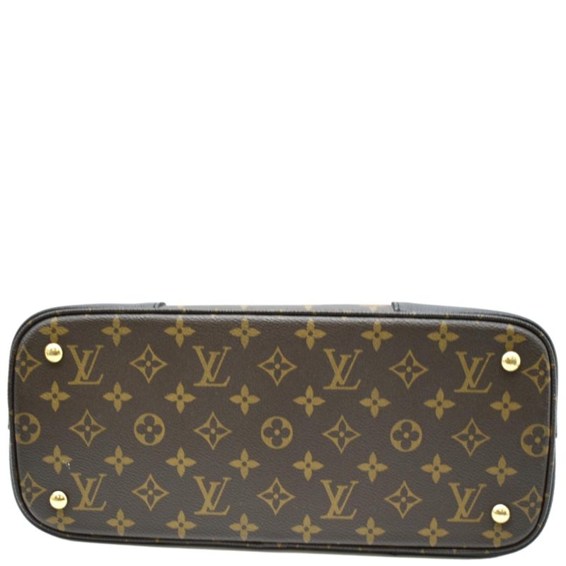 LOUIS VUITTON Flandrin Monogram Canvas Tote Shoulder Bag Brown - Image 9