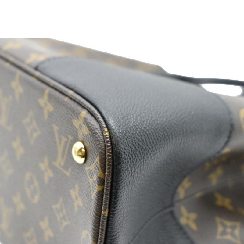 LOUIS VUITTON Flandrin Monogram Canvas Tote Shoulder Bag Brown - Image 6