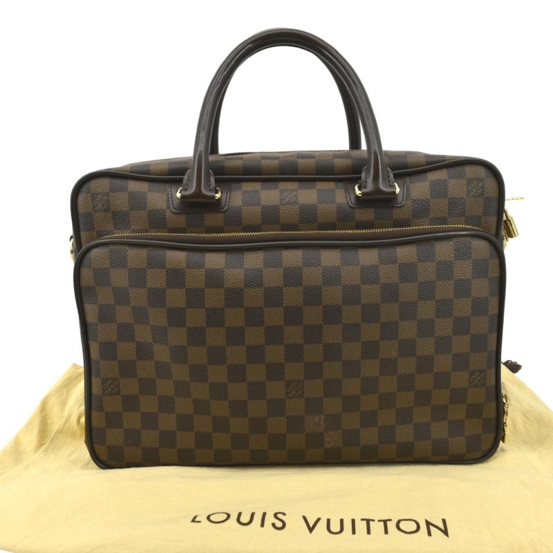 Louis Vuitton Icare Damier Ebene Briefcase Bag Brown - Image 2