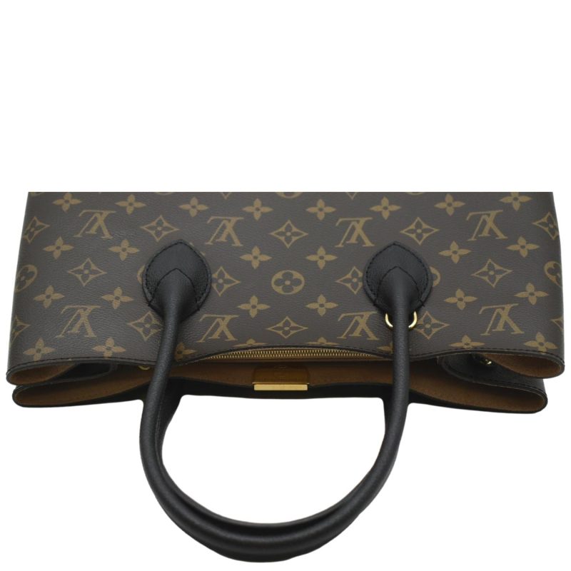 LOUIS VUITTON Flandrin Monogram Canvas Tote Shoulder Bag Brown - Image 5