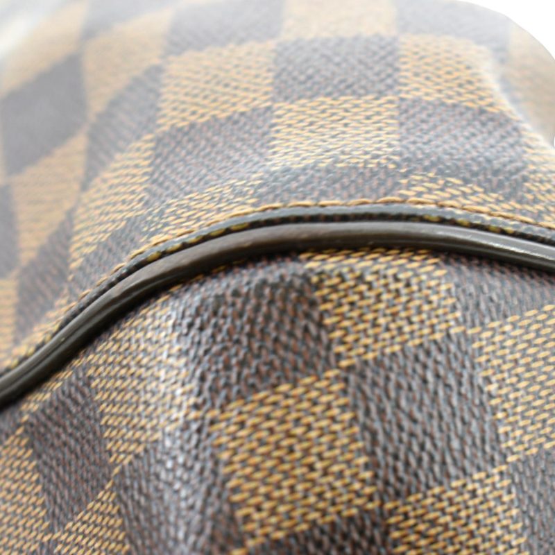 LOUIS VUITTON Sistina GM Damier Ebene Shoulder Bag Brown - Image 6