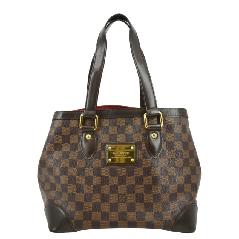 Louis Vuitton Hampstead MM Damier Ebene Shoulder Bag Brown - Image 13