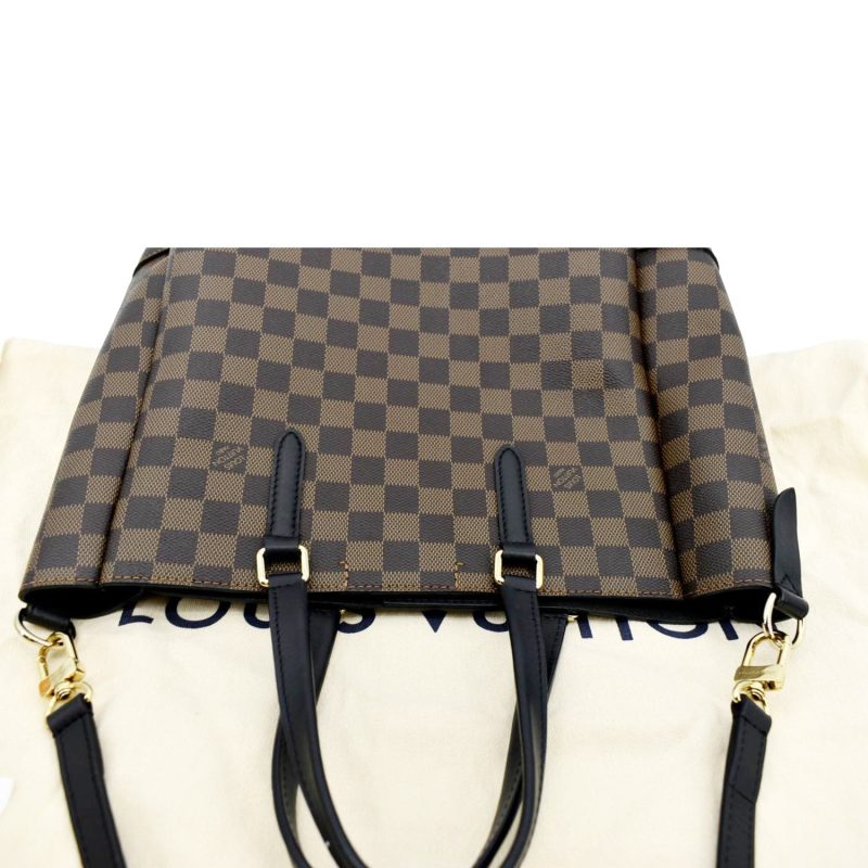 LOUIS VUITTON Belmont Damier Ebene Shoulder Bag Brown - Image 2