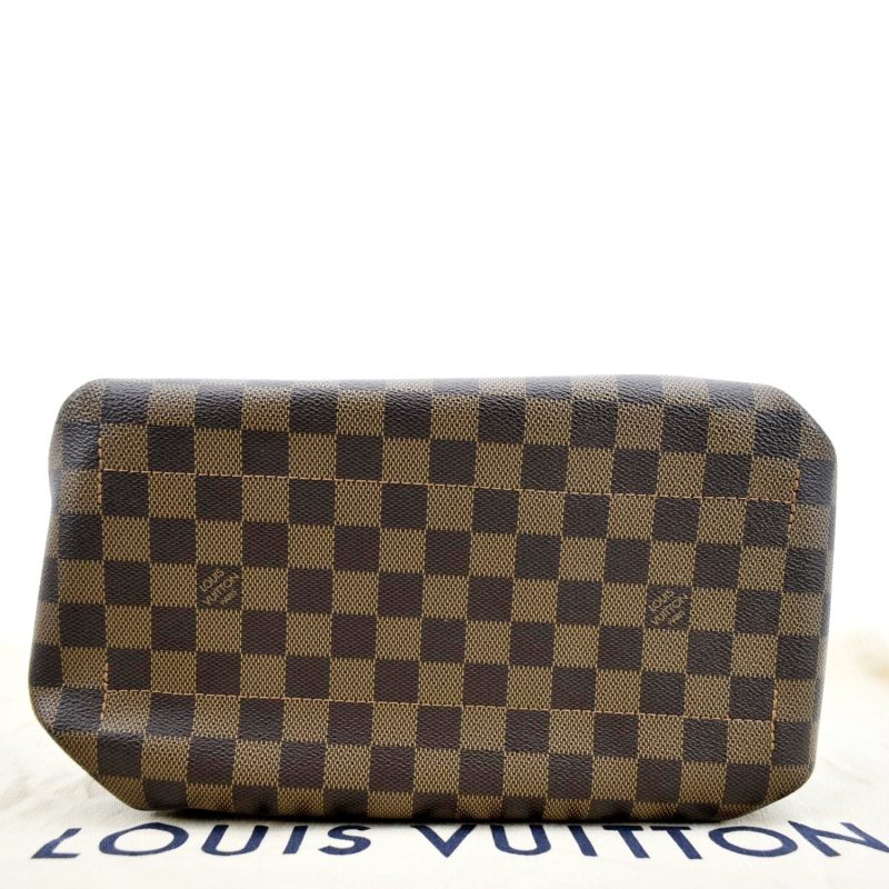 LOUIS VUITTON Belmont Damier Ebene Shoulder Bag Brown - Image 7