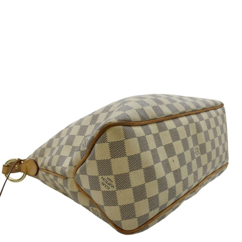 LOUIS VUITTON Delightful PM Damier Azur Hobo Bag White - Image 6