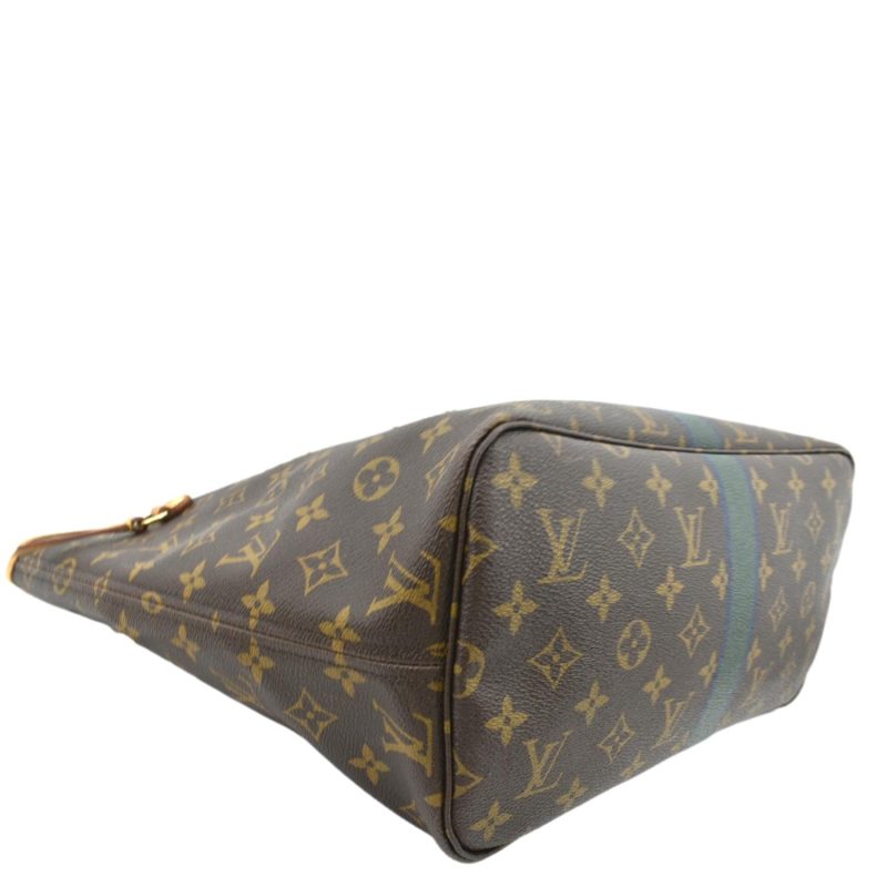 LOUIS VUITTON Neverfull My LV Heritage Monogram Canvas Tote Bag Brown - Image 6