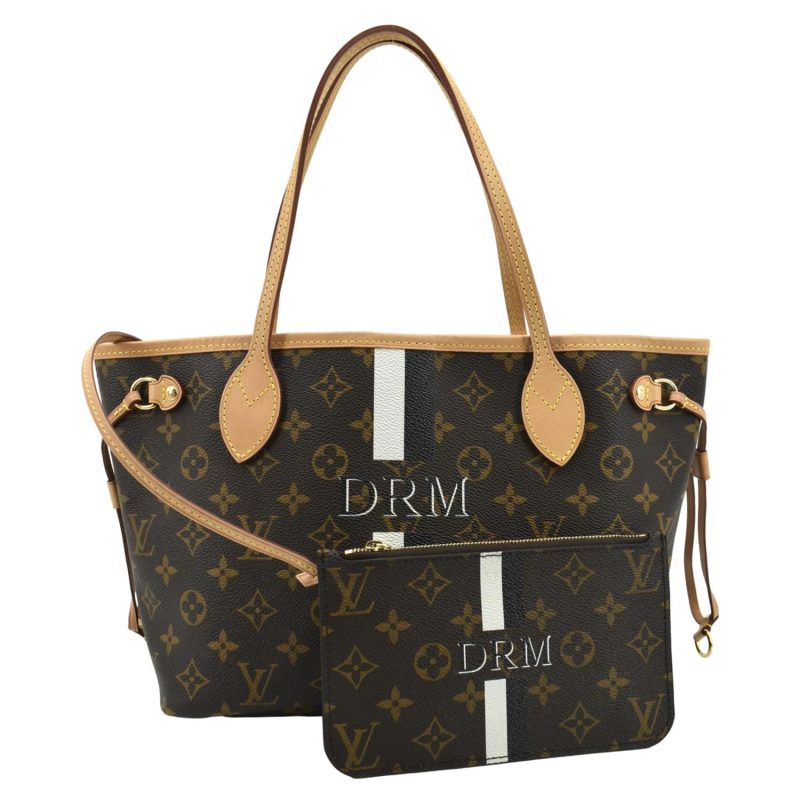 Louis Vuitton Neverfull PM Monogram Canvas Tote Bag Brown - Image 11