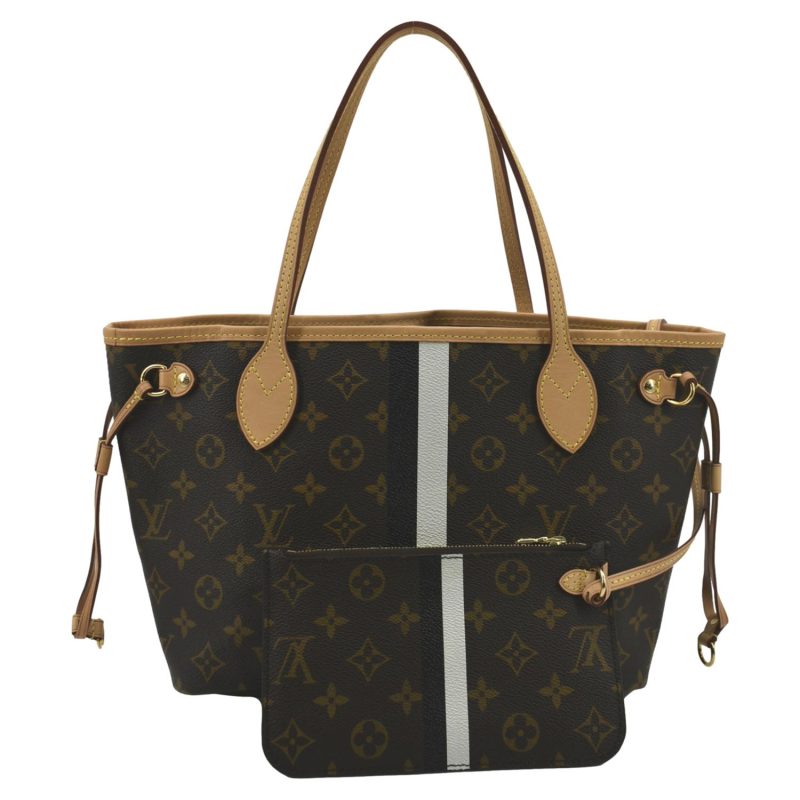Louis Vuitton Neverfull PM Monogram Canvas Tote Bag Brown - Image 2