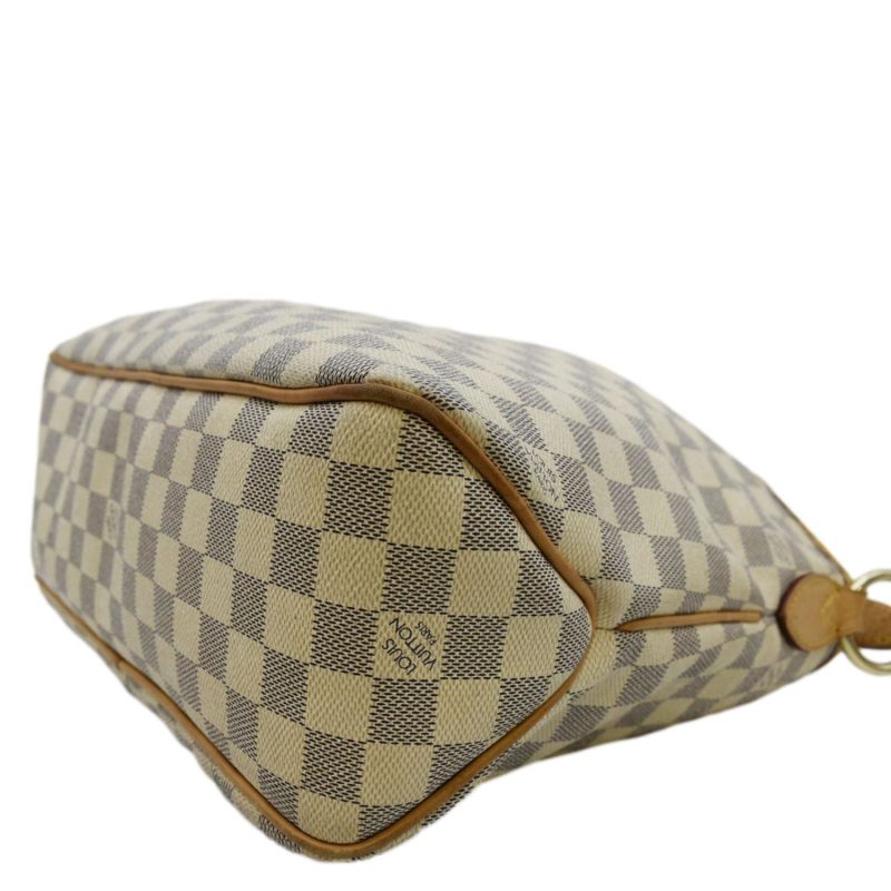 LOUIS VUITTON Delightful PM Damier Azur Hobo Bag White - Image 7