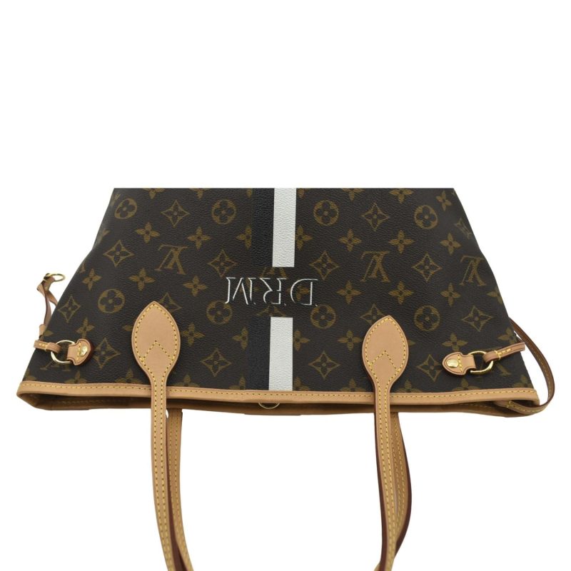 Louis Vuitton Neverfull PM Monogram Canvas Tote Bag Brown - Image 3