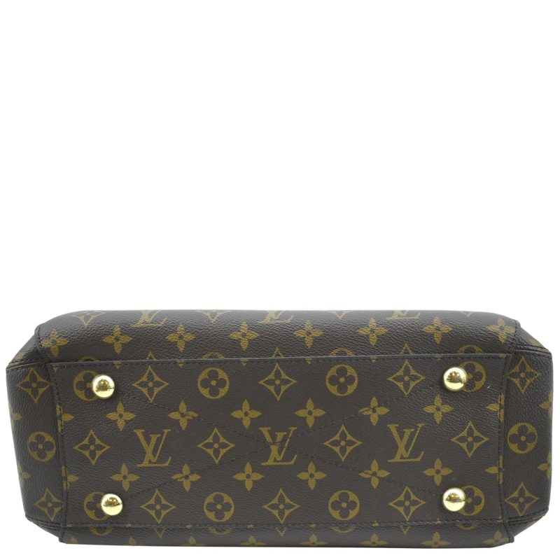 LOUIS VUITTON Montaigne MM Monogram Canvas Shoulder Bag Brown - Image 8