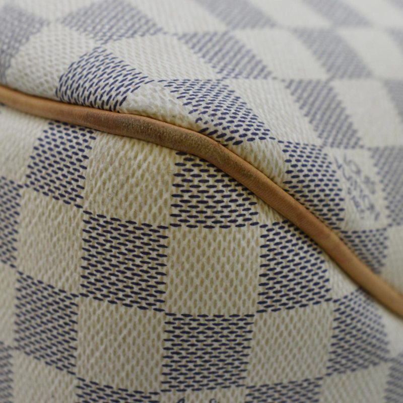 LOUIS VUITTON Delightful PM Damier Azur Hobo Bag White - Image 9