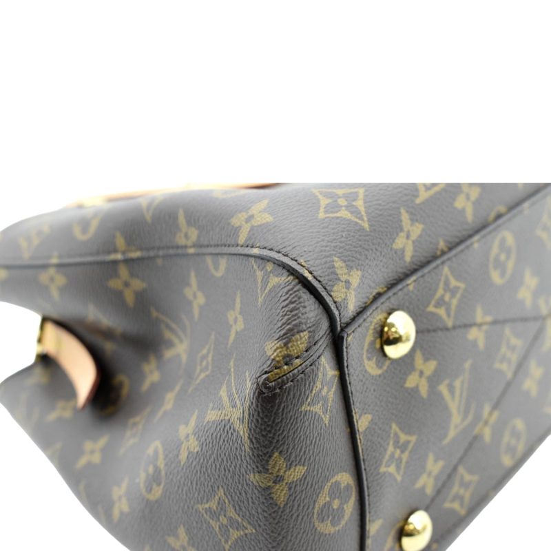 LOUIS VUITTON Montaigne MM Monogram Canvas Shoulder Bag Brown - Image 7