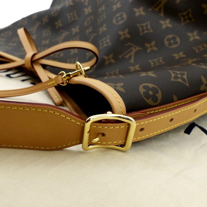 LOUIS VUITTON Carryall MM Monogram Canvas Shoulder Bag Brown - Image 5