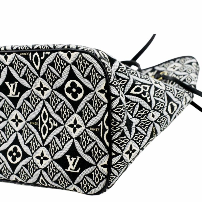 Louis Vuitton Since 1854 Neverfull MM Jacquard Shoulder Bag Grey - Image 7
