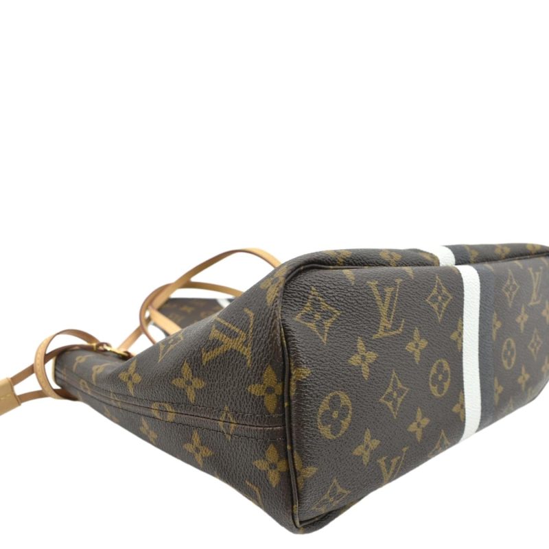 Louis Vuitton Neverfull PM Monogram Canvas Tote Bag Brown - Image 7