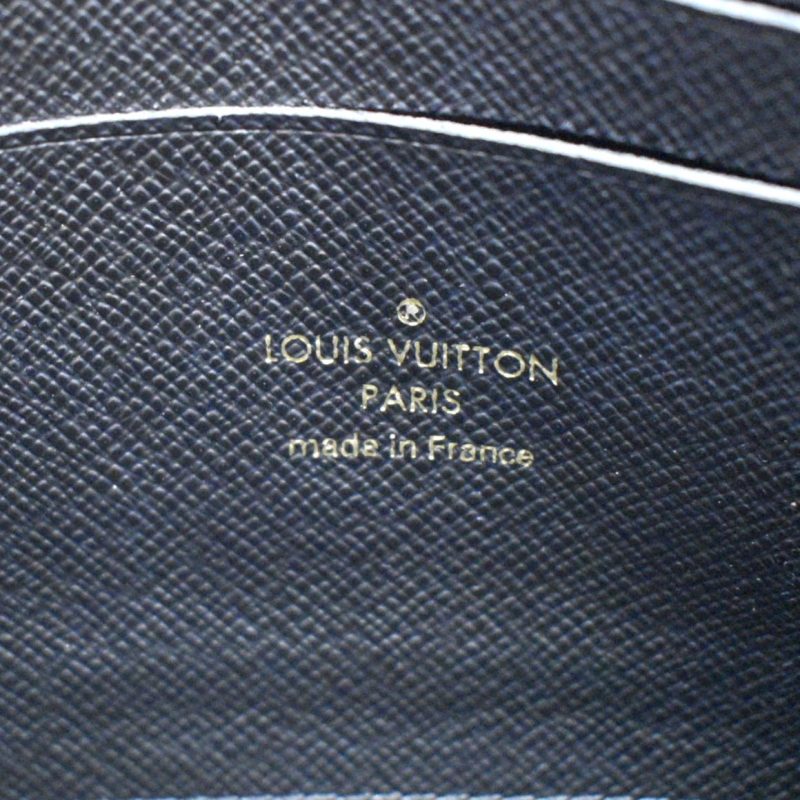 LOUIS VUITTON Double Zip Pochette Reverse Monogram Giant Crossbody Bag Brown - Image 10