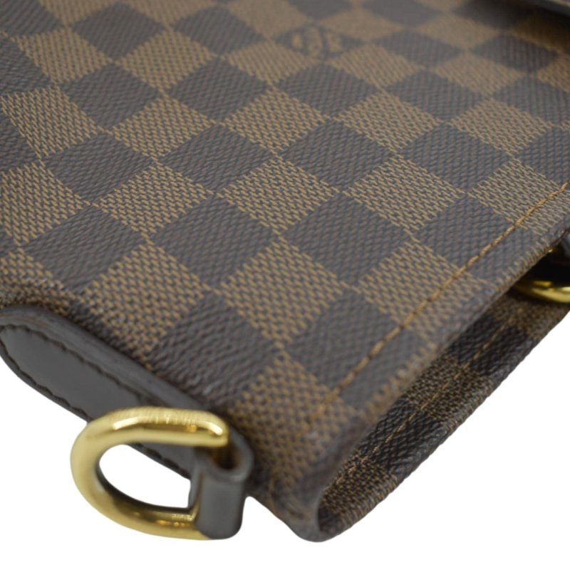 LOUIS VUITTON Roseberry Cabas Damier Ebene Shoulder Bag Brown - Image 6
