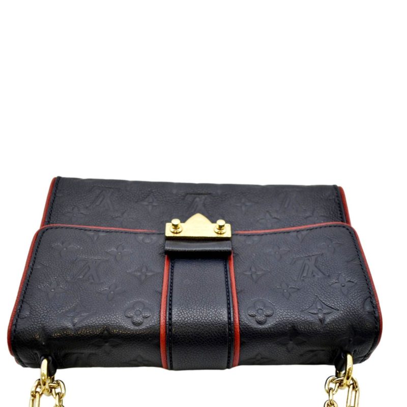 LOUIS VUITTON Saint Sulpice PM Empreinte Leather Crossbody Bag Noir - Image 4