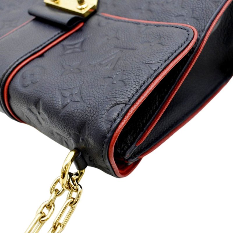 LOUIS VUITTON Saint Sulpice PM Empreinte Leather Crossbody Bag Noir - Image 6