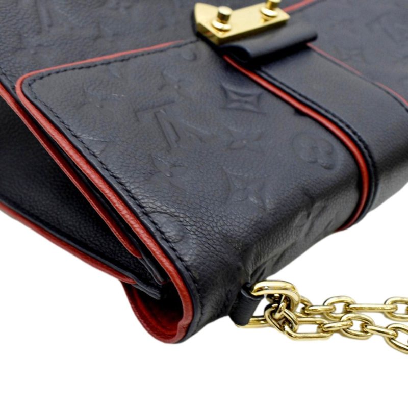 LOUIS VUITTON Saint Sulpice PM Empreinte Leather Crossbody Bag Noir - Image 5