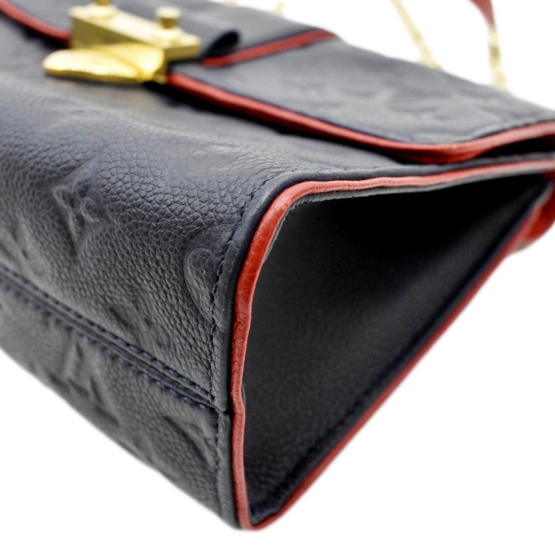 LOUIS VUITTON Saint Sulpice PM Empreinte Leather Crossbody Bag Noir - Image 8