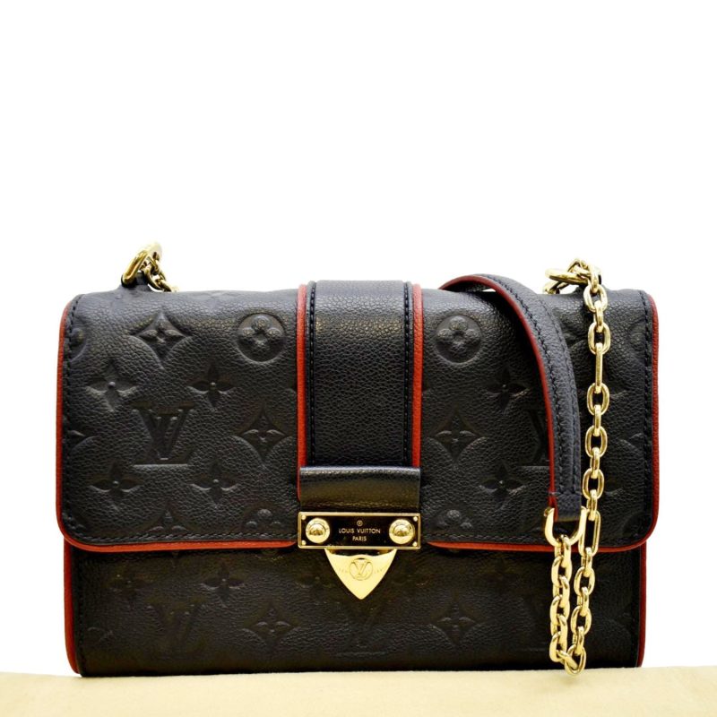 LOUIS VUITTON Saint Sulpice PM Empreinte Leather Crossbody Bag Noir - Image 2