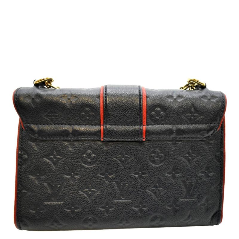 LOUIS VUITTON Saint Sulpice PM Empreinte Leather Crossbody Bag Noir - Image 3