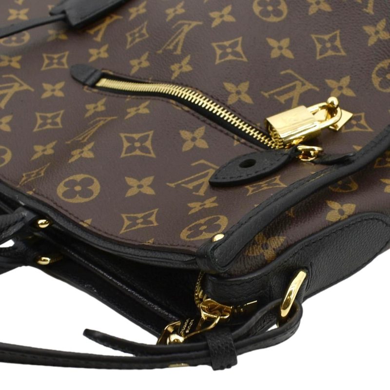 LOUIS VUITTON Popincourt MM Monogram Canvas Shoulder Bag Brown/Noir - Image 4