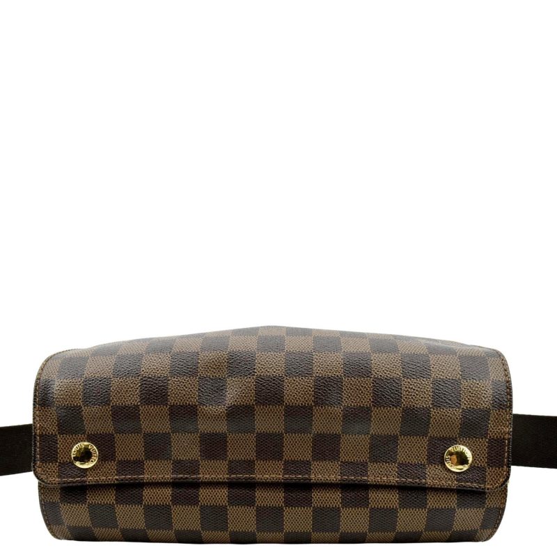 LOUIS VUITTON Naviglio Damier Ebene Messenger Bag Brown - Image 3