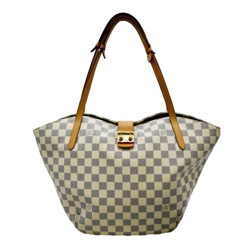 Louis Vuitton Salina PM Damier Azur Shoulder Bag White - Image 14