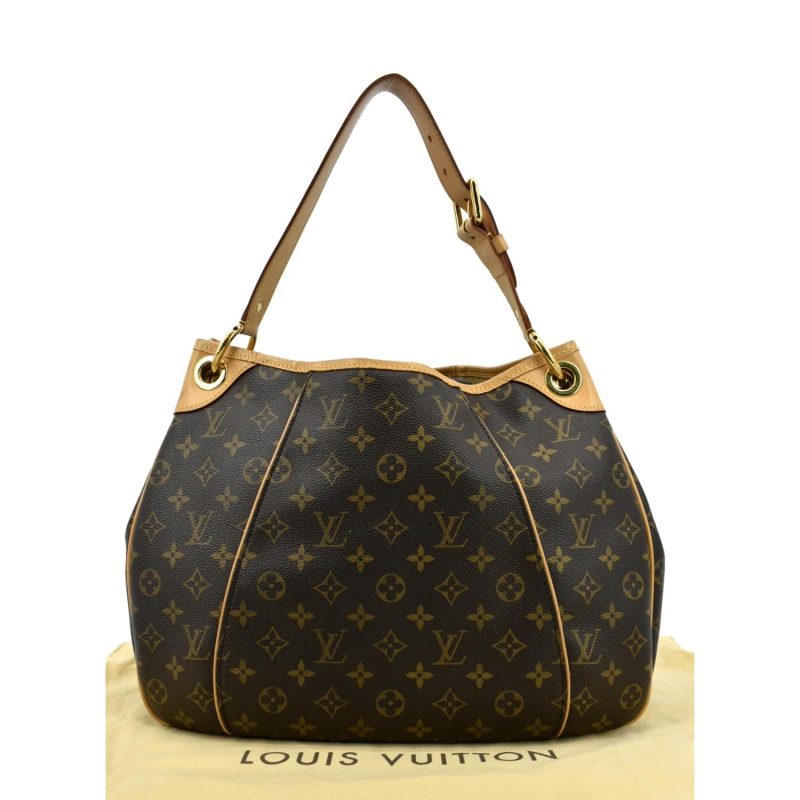 LOUIS VUITTON Galliera PM Monogram Canvas Hobo Shoulder Bag Brown - Image 3