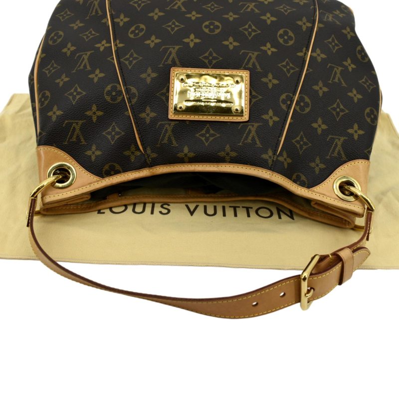 LOUIS VUITTON Galliera PM Monogram Canvas Hobo Shoulder Bag Brown - Image 4
