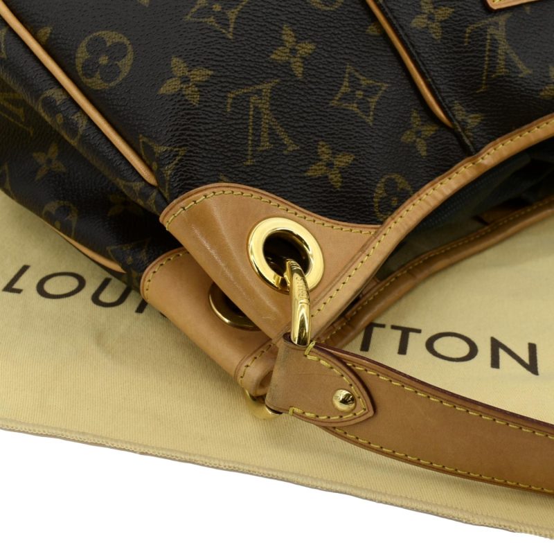 LOUIS VUITTON Galliera PM Monogram Canvas Hobo Shoulder Bag Brown - Image 6