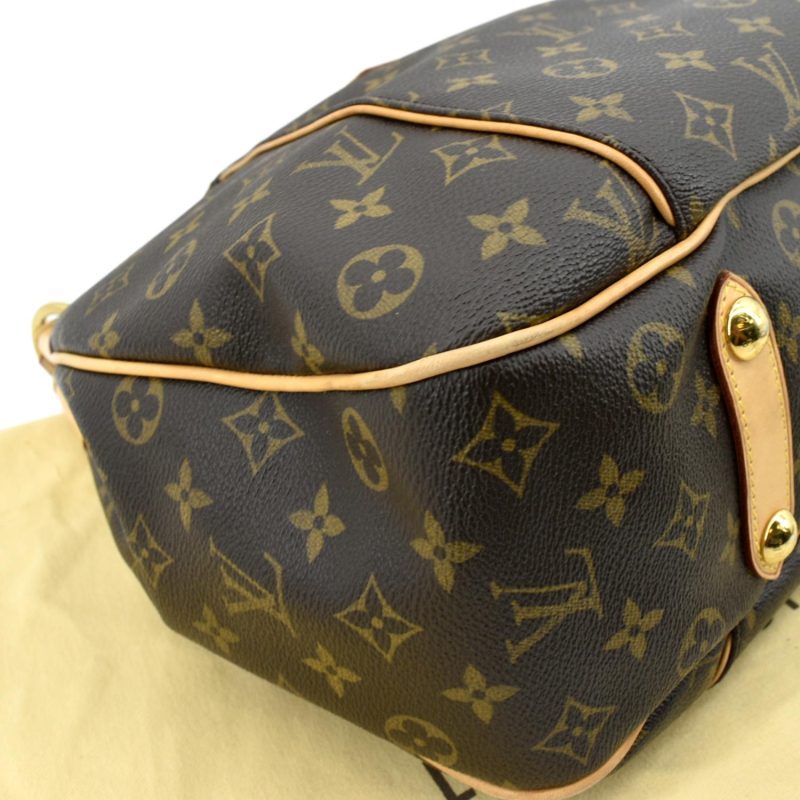 LOUIS VUITTON Galliera PM Monogram Canvas Hobo Shoulder Bag Brown - Image 8