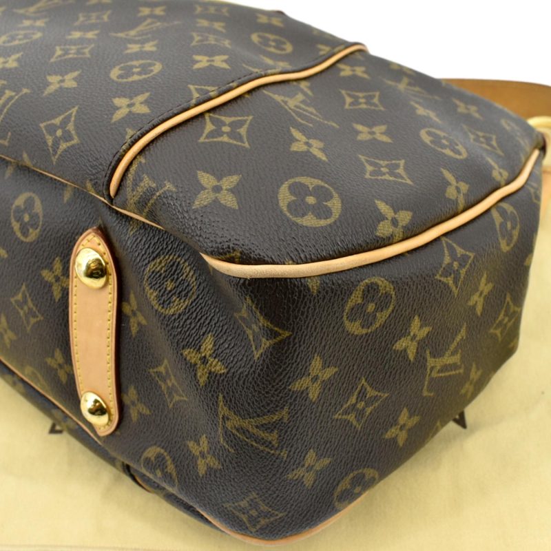 LOUIS VUITTON Galliera PM Monogram Canvas Hobo Shoulder Bag Brown - Image 10