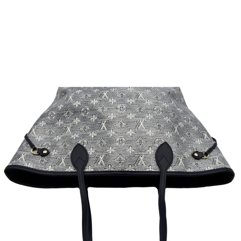 LOUIS VUITTON Neverfull MM Autres Toiles Monogram Canvas Tote Bag Metallic Chrome - Image 4