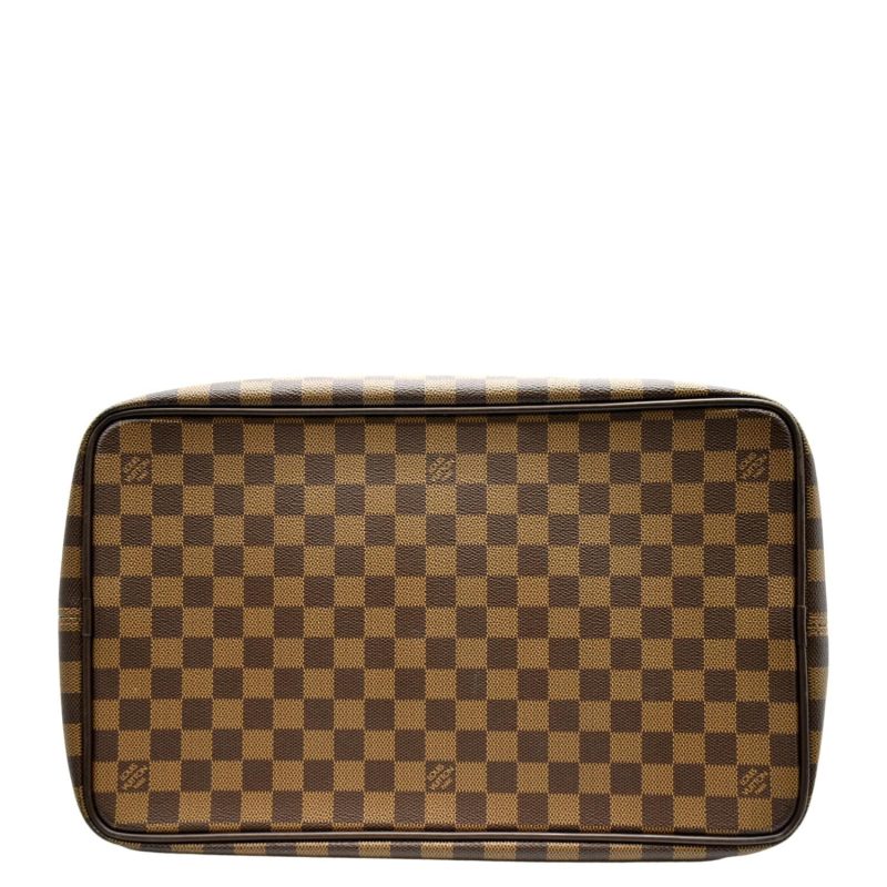 LOUIS VUITTON Greenwich PM Damier Ebene Travel Tote Bag Brown - Image 6