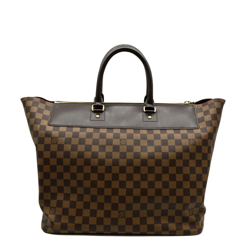 LOUIS VUITTON Greenwich PM Damier Ebene Travel Tote Bag Brown - Image 2